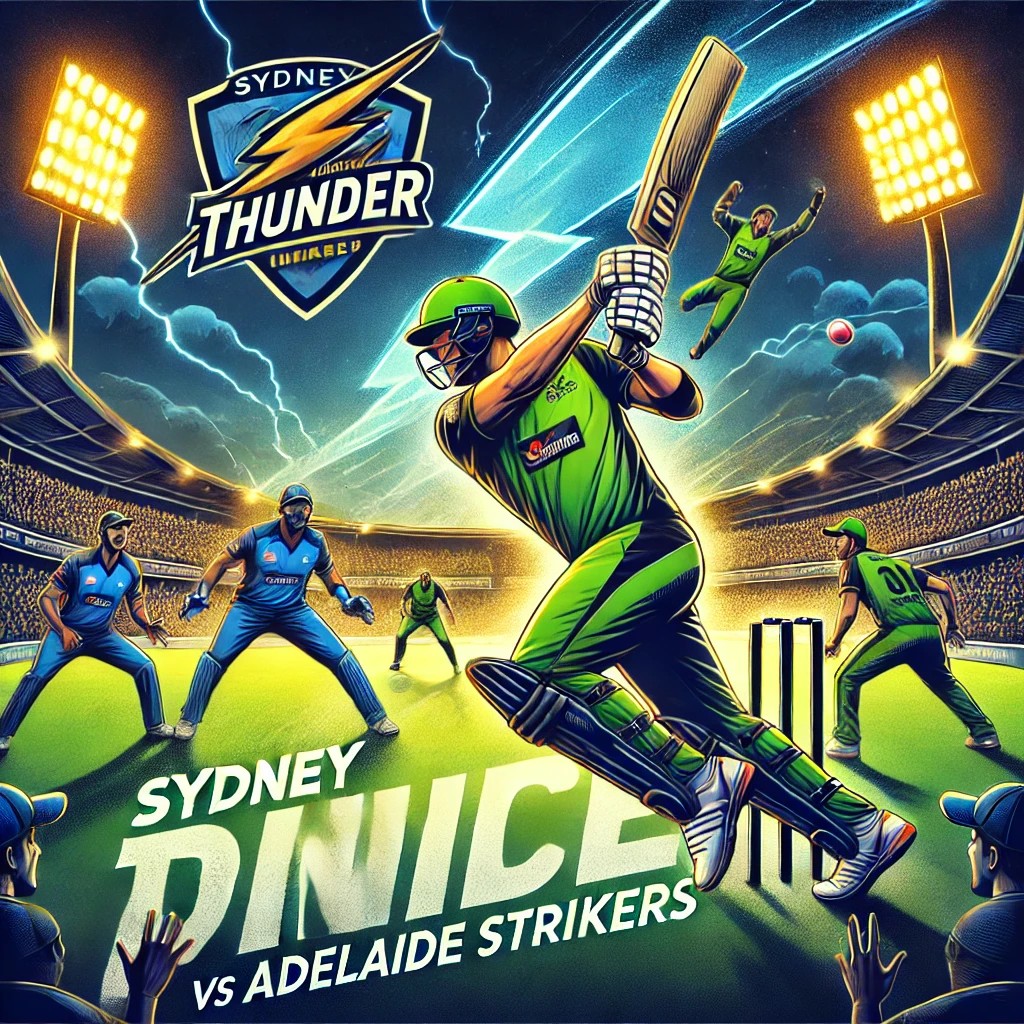 Sydney Thunder vs Adelaide Strikers Big Bash Preview: Strikers Poised for Chase Advantage 1 file