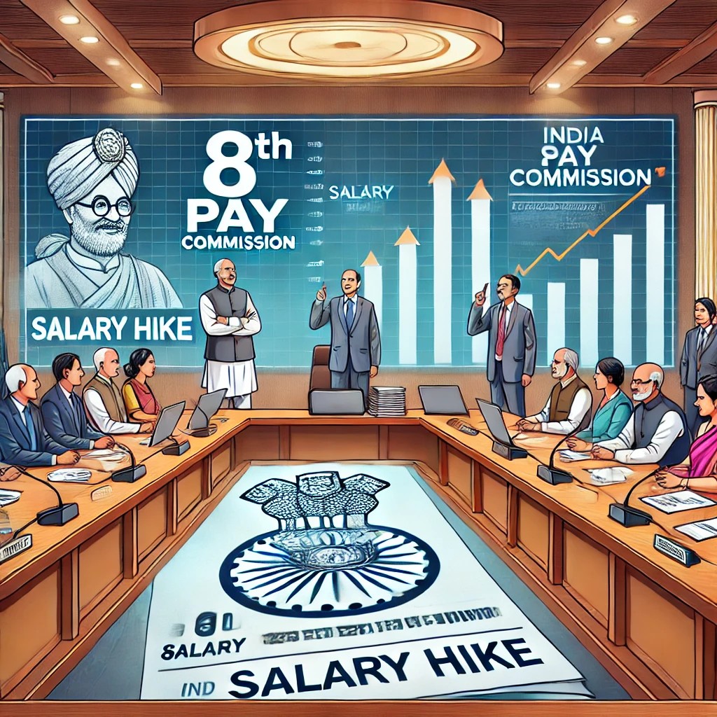 8वें वेतन आयोग: केंद्रीय कर्मचारियों की सैलरी में होगा बड़ा इजाफा, जानें पूरी जानकारी 1
8वें वेतन आयोग से जुड़ी ताजा जानकारी पाएं और जानें कि केंद्रीय कर्मचारियों की सैलरी, डीए