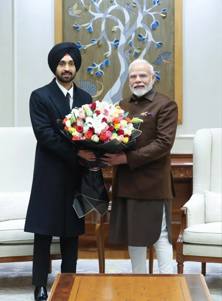 BIG BREAKING NEWS PM Modi Meet Diljit Dosanjh on New Year 1 pm modi meet diljit dosanjh4537818735089008608