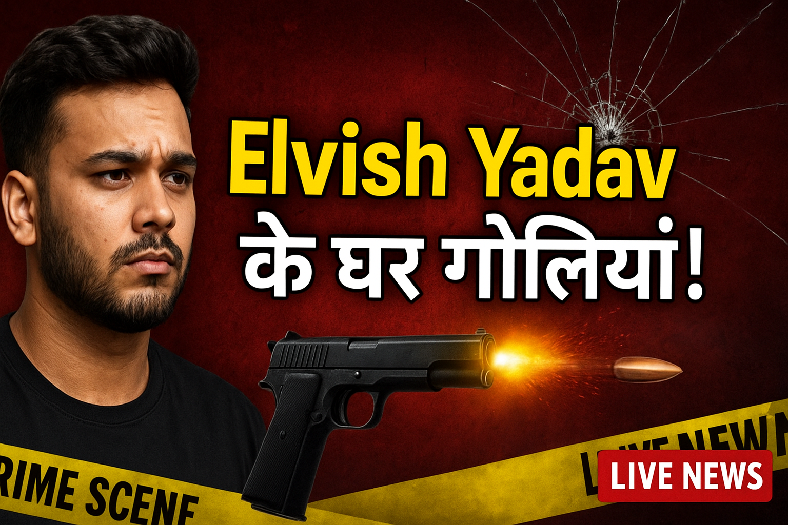 Elvish Yadav Firing