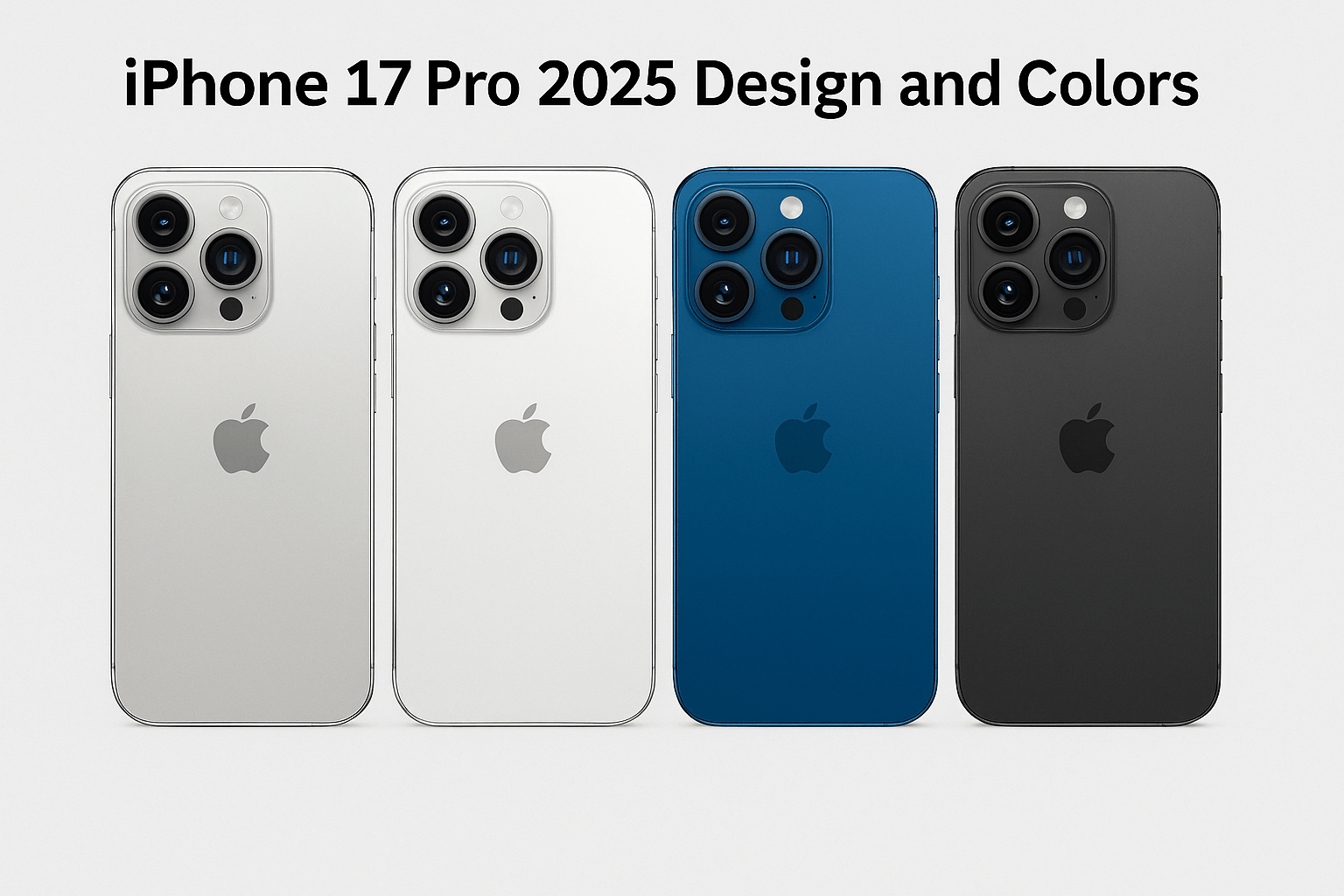 iPhone 17 Pro 2025 Design and Colors
