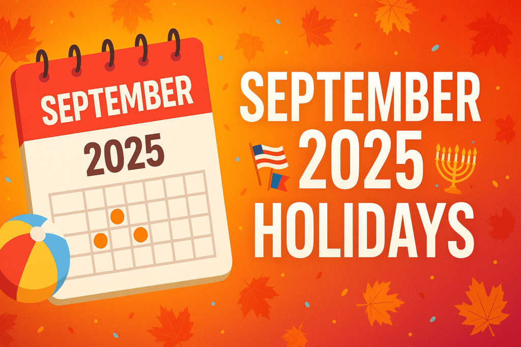 Public Holidays in September 2025