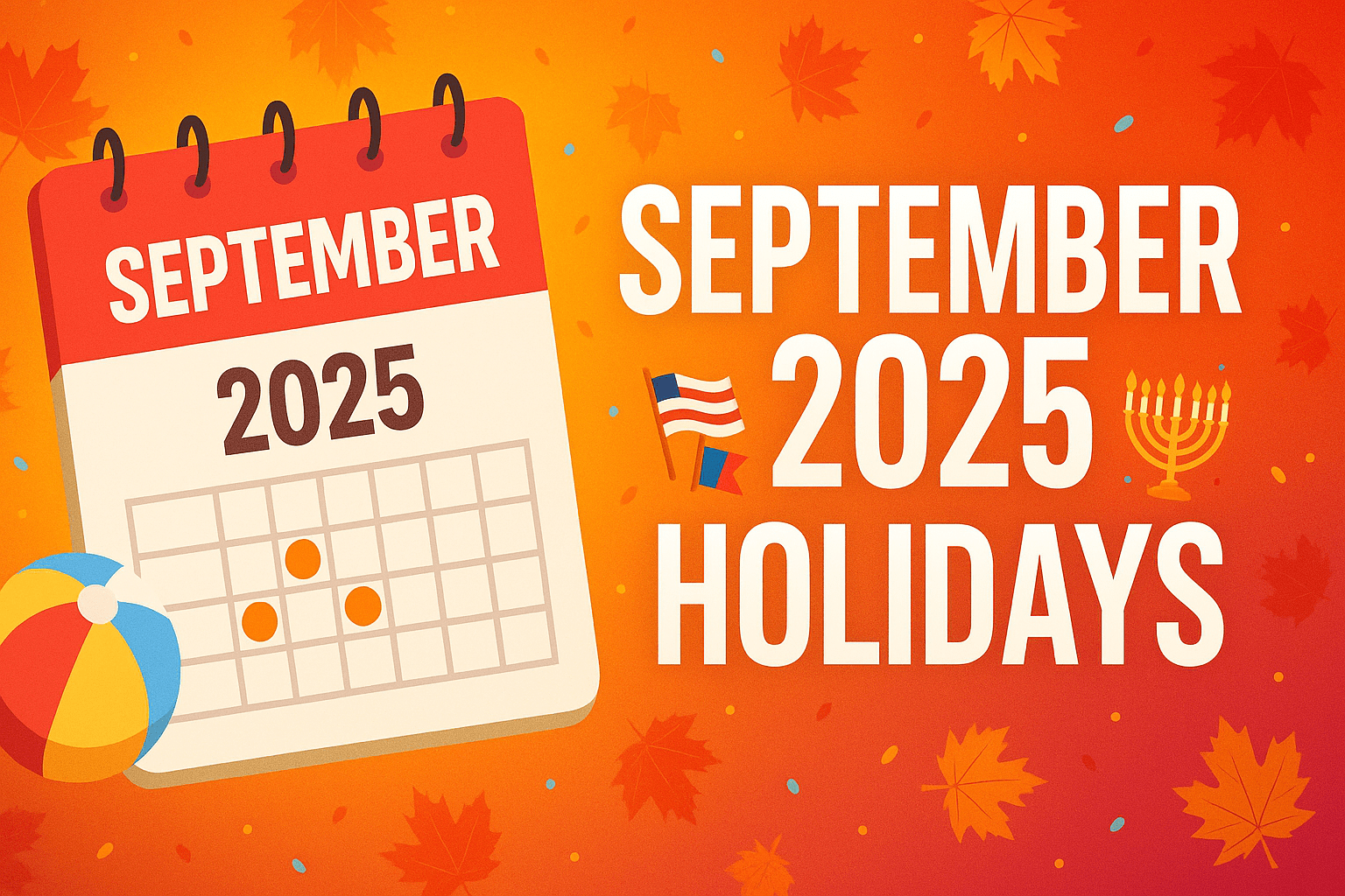 Public Holidays in September 2025