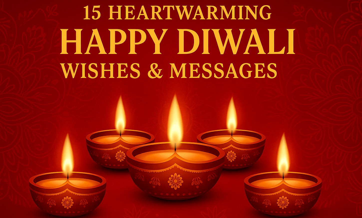 Happy Diwali 2025 lights diyas wishes Instagram WhatsApp