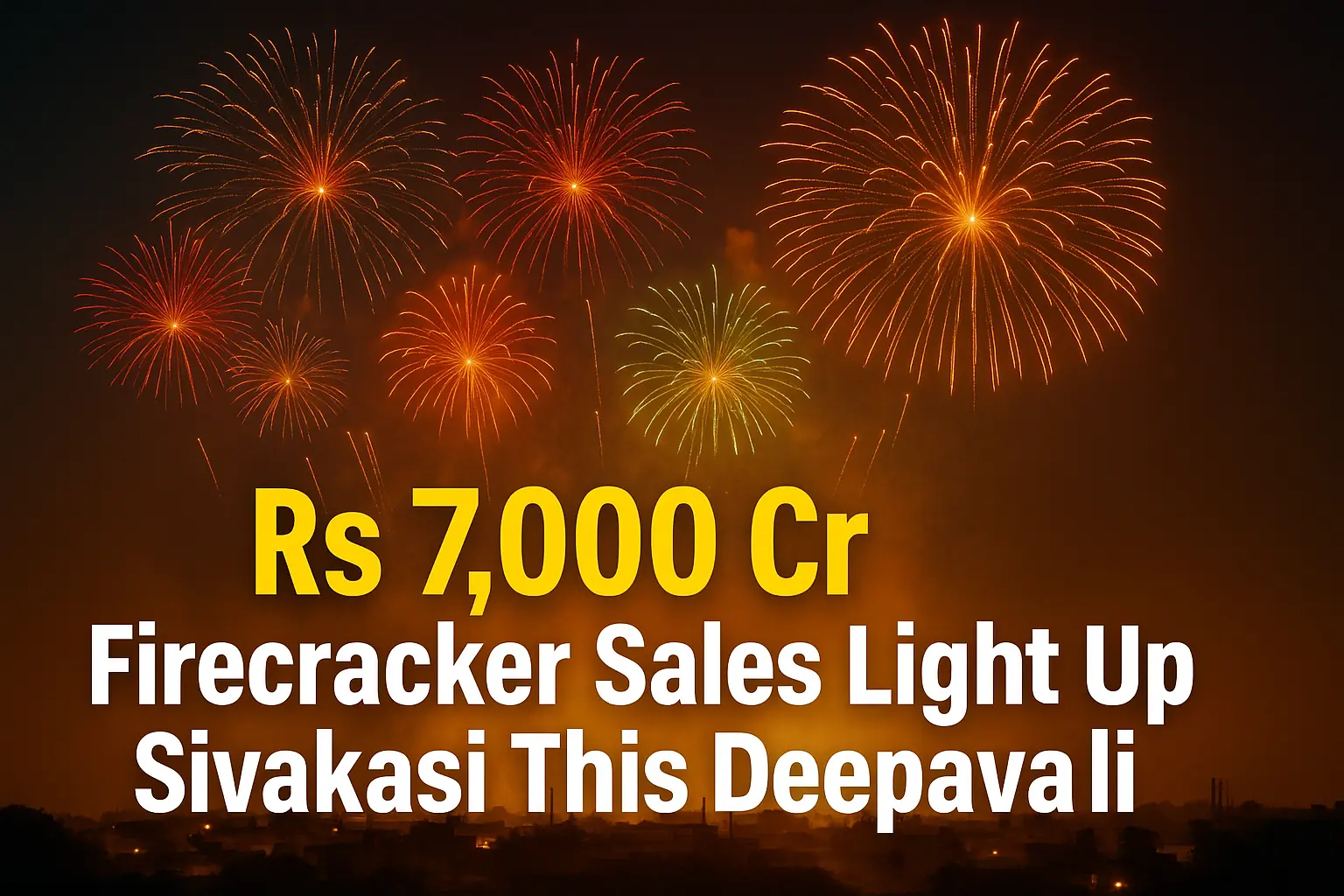 Rs 7000 cr firecracker sales light up Sivakasi this Deepavali