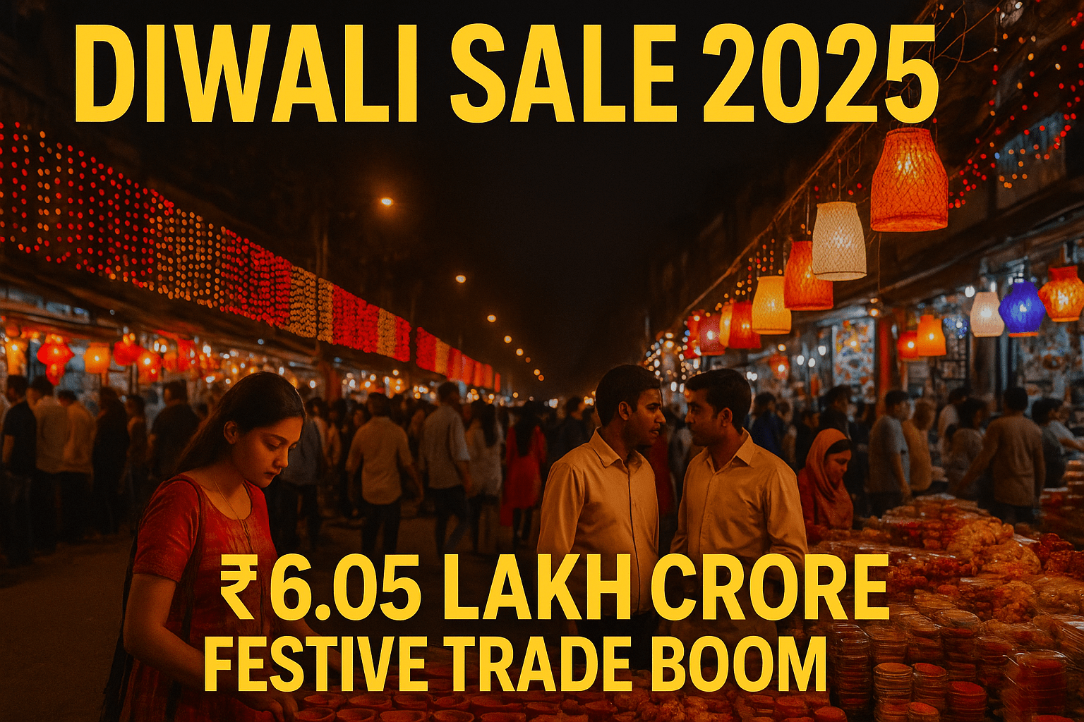 Record-breaking Diwali Sale 2025 touches ₹6.05 lakh crore across India